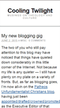 Mobile Screenshot of coolingtwilight.com